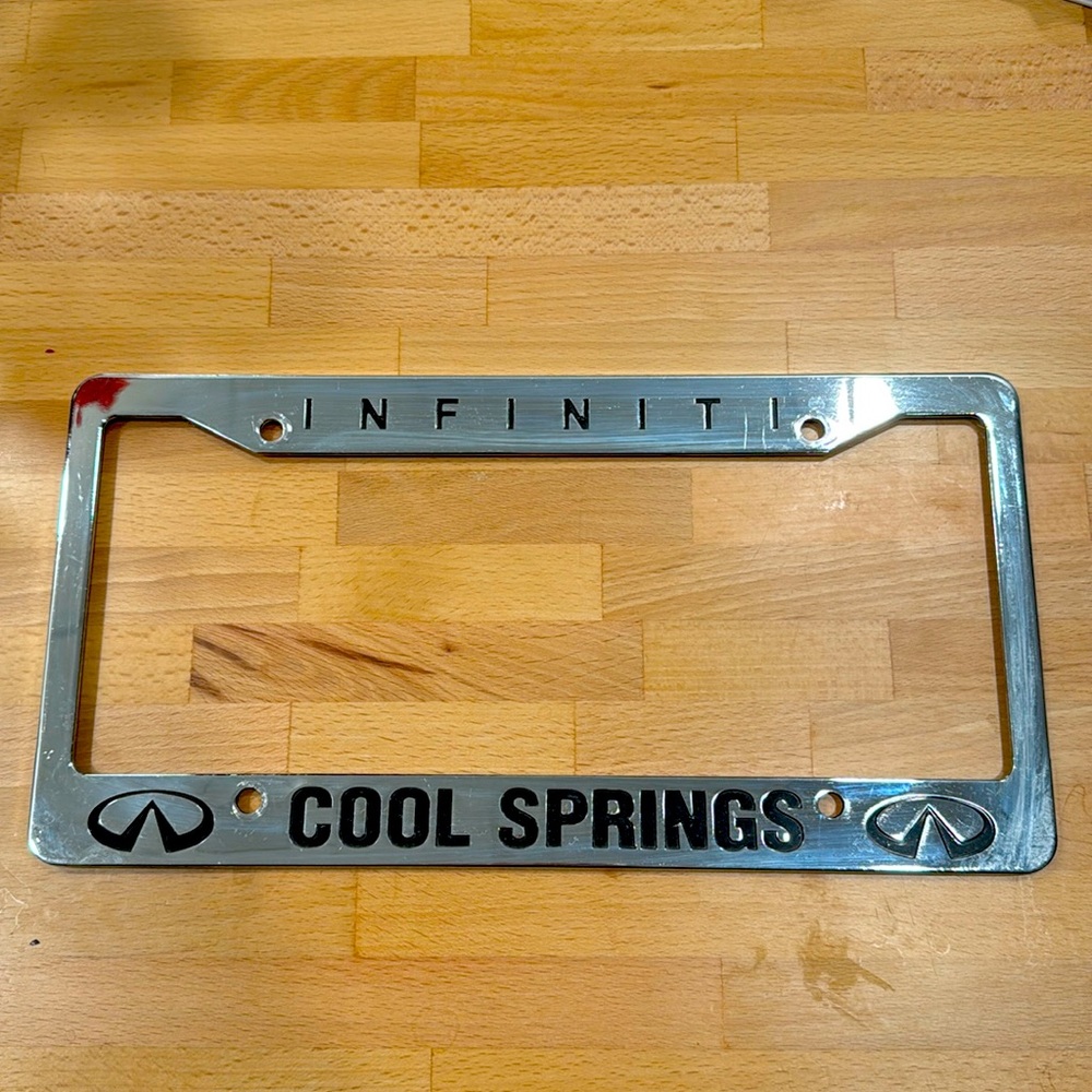 Infiniti License Plate Frame